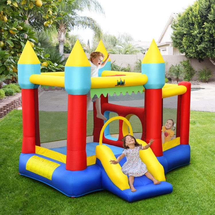 Costway Inflatable Bounce Slide Jumping Castle