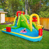 Costway Inflatable Splash Jump Slide Water Bounce