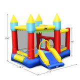 Costway Inflatable Bounce Slide Jumping Castle