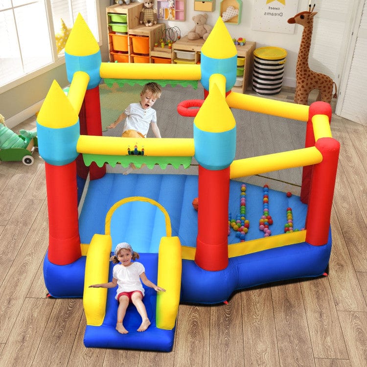 Costway Inflatable Bounce Slide Jumping Castle