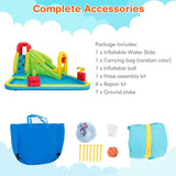 Costway Inflatable Splash Jump Slide Water Bounce