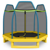 Costway 7 ft Kids Recreational Bounce Jumper Trampoline