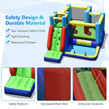 Costway 8-in-1 Kids Inflatable Bounce House Slide