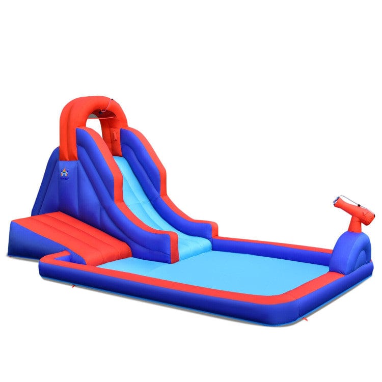 Costway 5-in-1 Inflatable Water Slide Climbing Wall