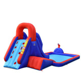 Costway 5-in-1 Inflatable Water Slide Climbing Wall