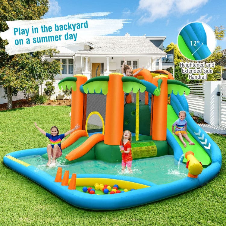 Costway 7-in-1 Inflatable Water Slide Park