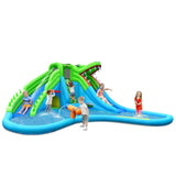 Costway 7-in-1 Inflatable Bounce House Splashing Pool