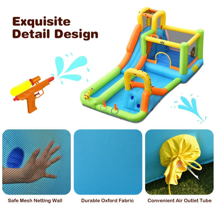 Costway Inflatable Water Slide Park Bounce House