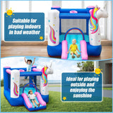 Costway Unicorn Kids Inflatable Bounce House