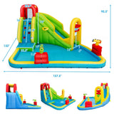 Costway Inflatable Splash Jump Slide Water Bounce