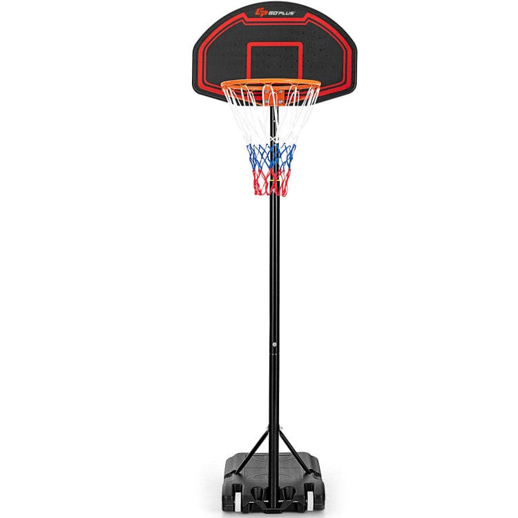 Costway Adjustable Kids' Basketball Hoop Stand Durable Net Wheels