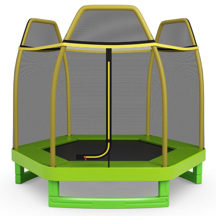 Costway 7 ft Kids Recreational Bounce Jumper Trampoline