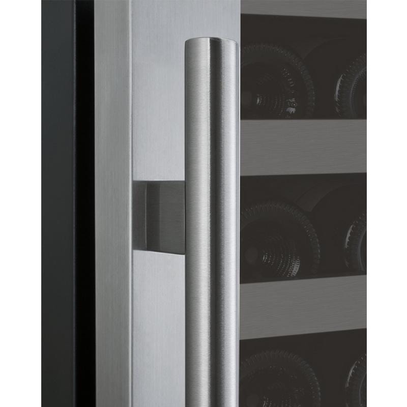 Allavino 24&quot; Wide FlexCount II Tru-Vino 128 Bottle Single Zone Stainless Steel Wine Refrigerator