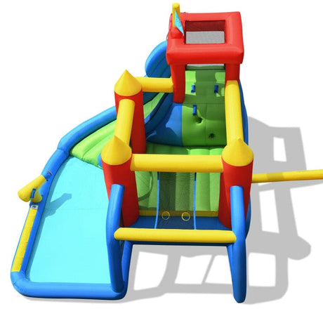 Costway Inflatable Bouncer Bounce House Water Slide Splash Pool