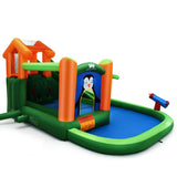 Costway Inflatable Slide Bouncer Water Park Bounce House