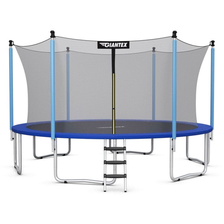 Costway 15 ft Outdoor Trampoline with Safety Enclosure Net