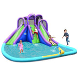 Costway Inflatable Water Sand Park Mighty Bounce House Large Pool