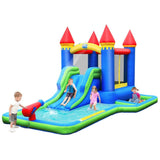 Costway Kids Inflatable Bounce House Water Slide