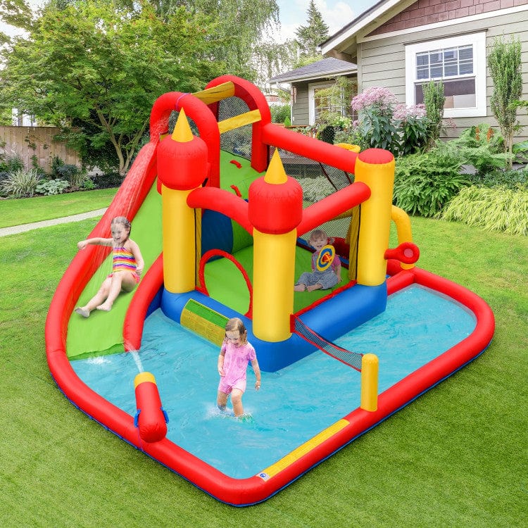Costway Inflatable Blow Up Water Slide  Bounce House