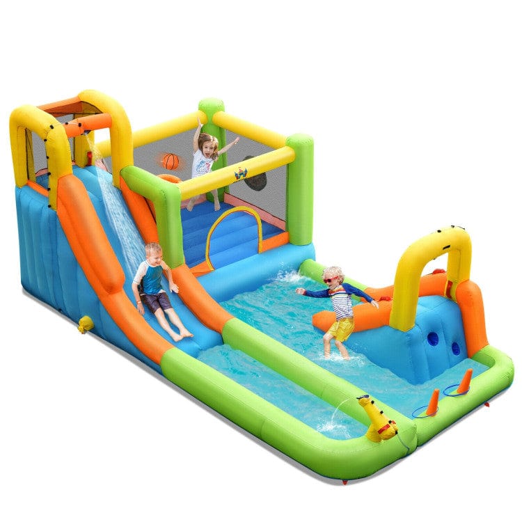 Costway Inflatable Water Slide Park Bounce House