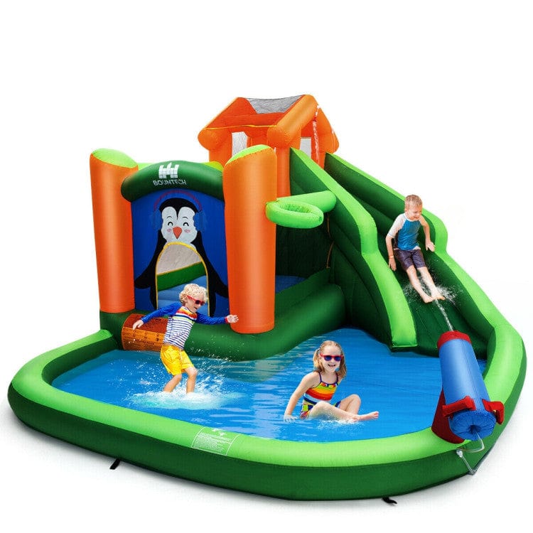 Costway Inflatable Slide Bouncer Water Park Bounce House