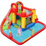 Costway Inflatable Water Slide Jumper Bounce House Ocean Ball