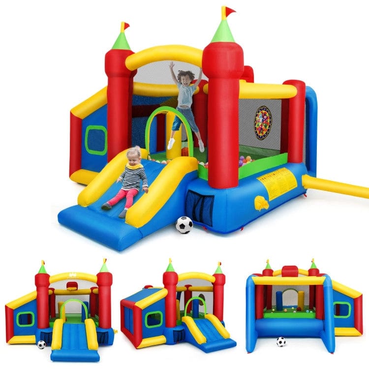 Costway Inflatable Bounce House Kids Slide Jumping Castle