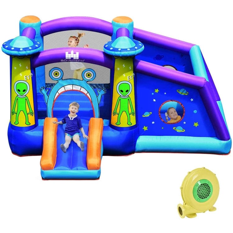 Costway Inflatable Alien Style Kids Bouncy Castle