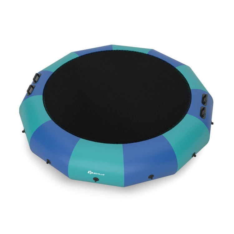 Costway 10 ft Inflatable Splash Padded Water Bouncer Trampoline