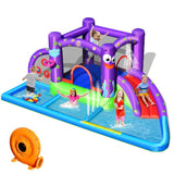 Costway Inflatable Water Slide Park Splash Pool