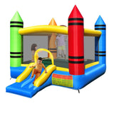 Costway Kids Inflatable Bounce House Slide Ocean Balls