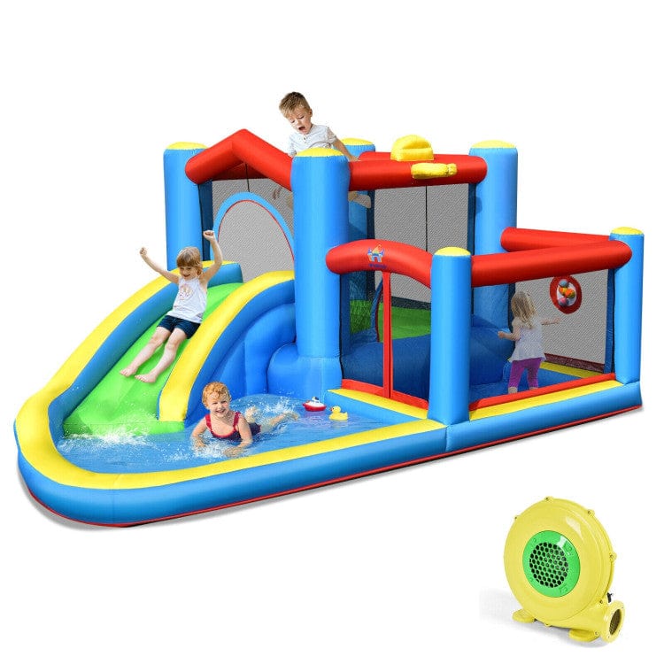 Costway Inflatable Kids Water Slide Bounce Castle