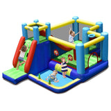 Costway 8-in-1 Kids Inflatable Bounce House Slide