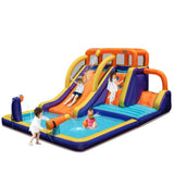 Costway 4-in-1 Kids Bounce Castle with Splash Pool