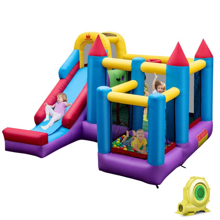 Costway 5-in-1 Inflatable Bounce House