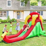 Costway Inflatable Water Slide Bounce House Climbing Wall Jumper