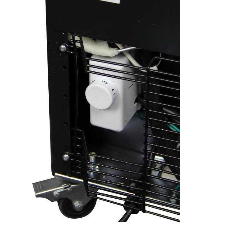 Kegco K209B-2NK Dual Faucet Tap Kegerator - Black Cabinet with Matte Black Door