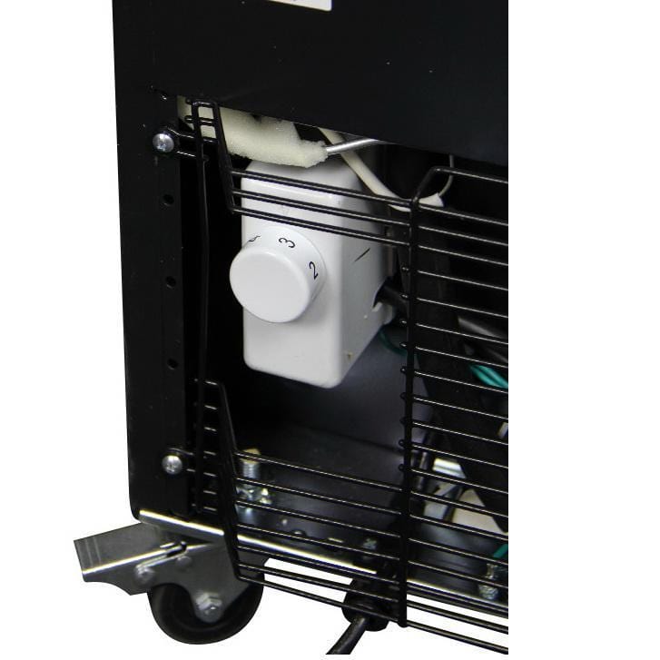 Kegco K209SS-1NK Single Keg Tap Faucet Beer Dispenser Kegerator - Black Cabinet with Stainless Steel Door