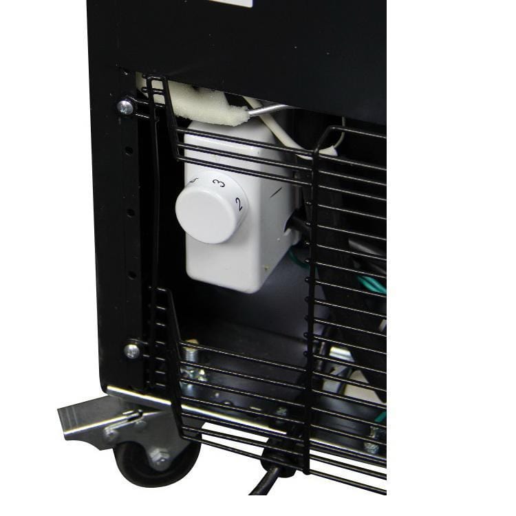 Kegco Kombucha Keg Cooler with Black Cabinet and Door