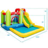 Costway Inflatable Bounce House Water Slide Jump Bouncer