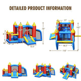 Costway Kids Inflatable Slide Jumping Castle Bounce House