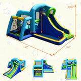 Costway 5-in-1 Kids Inflatable Climbing Bounce House