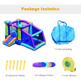 Costway Inflatable Alien Style Kids Bouncy Castle