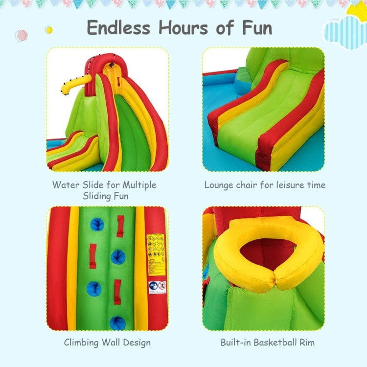 Costway Kids Gift Inflatable Water Slide Bounce Park