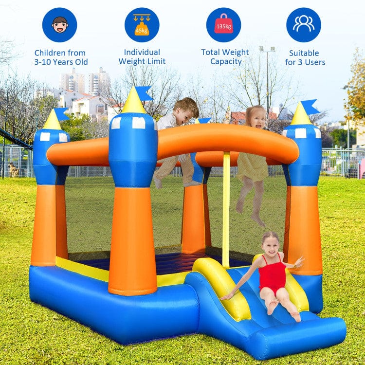 Costway Kids Inflatable Bounce House Magic Castle Large Jumping Area