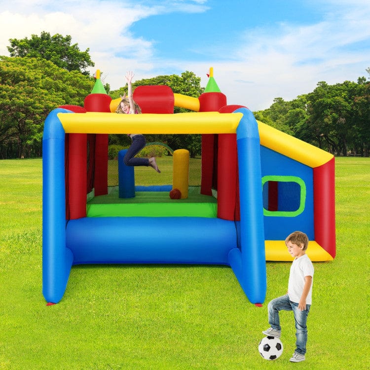 Costway Inflatable Bounce House Kids Slide Jumping Castle without Blower