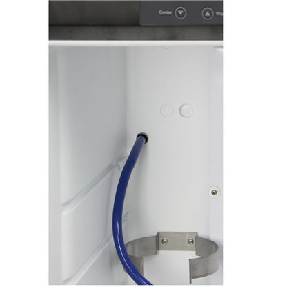 Kegco K309B-2NK Dual Tap Faucet Kegerator with Digital Temp Control - Black Matte Cabinet and Door