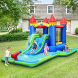 Costway Kids Inflatable Bounce House Water Slide