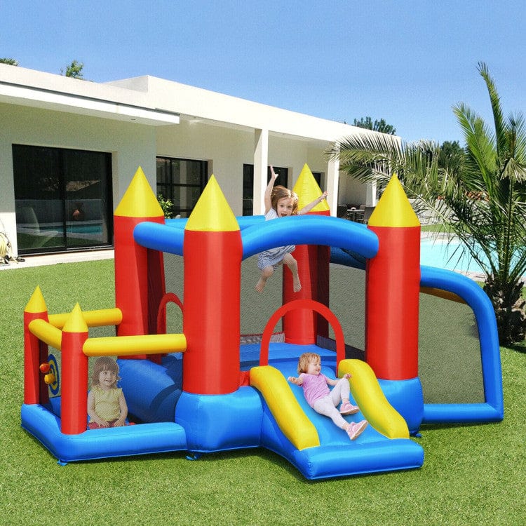 Costway Kids Inflatable Slide Jumping Castle Bounce House