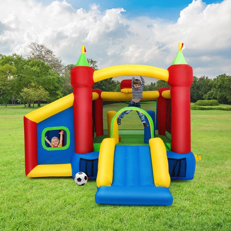 Costway Inflatable Bounce House Kids Slide Jumping Castle